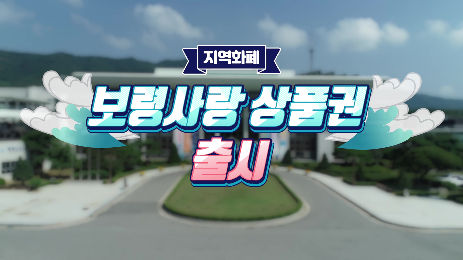 지역화페 '보령사랑상품권' 출시